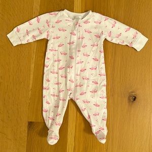 Kissy Kissy pink whale print pajamas 💕